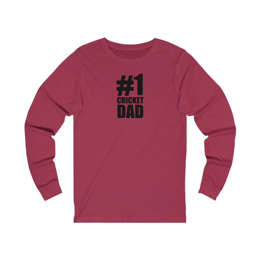 Cricket Dad Long Sleeve Tee