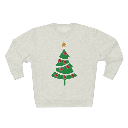 Cricket Ball Christmas Tree Jumper