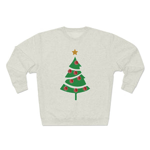 Cricket Ball Christmas Tree Jumper