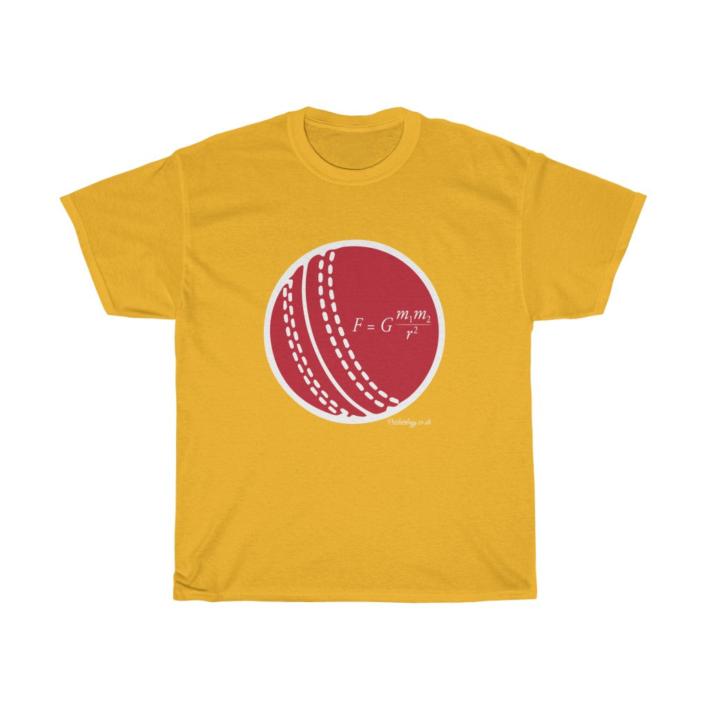 Gravity Equation Cricket Ball T-Shirt