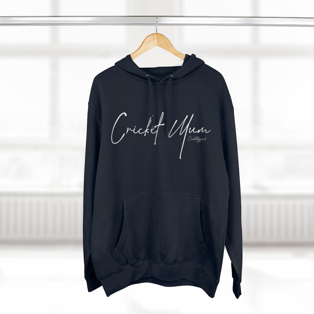 Cricket Mum Hoody White