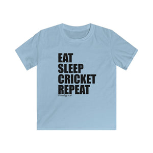 Kids EAT SLEEP CRICKET REPEAT T-Shirt