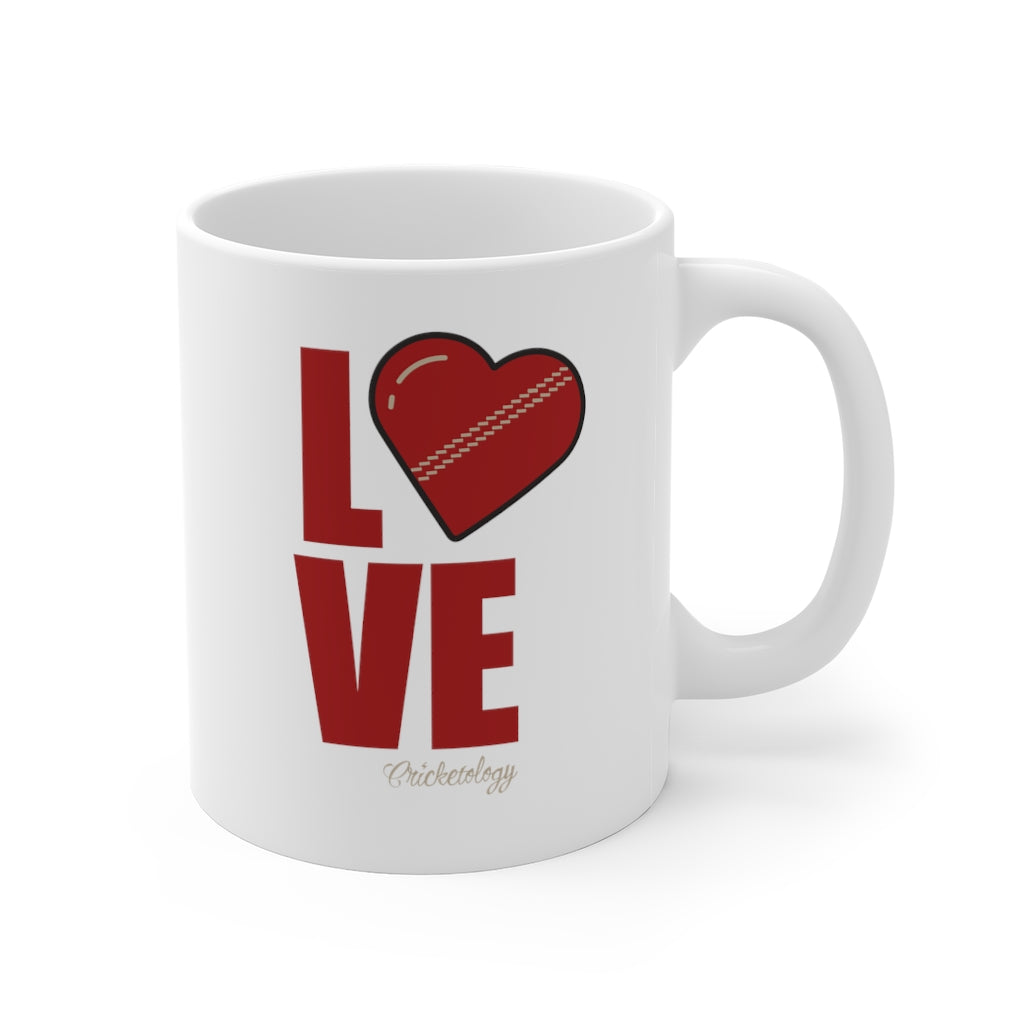 'Love' Cricket Mug