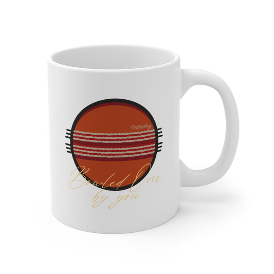 Bowled over by you Cricket Mug