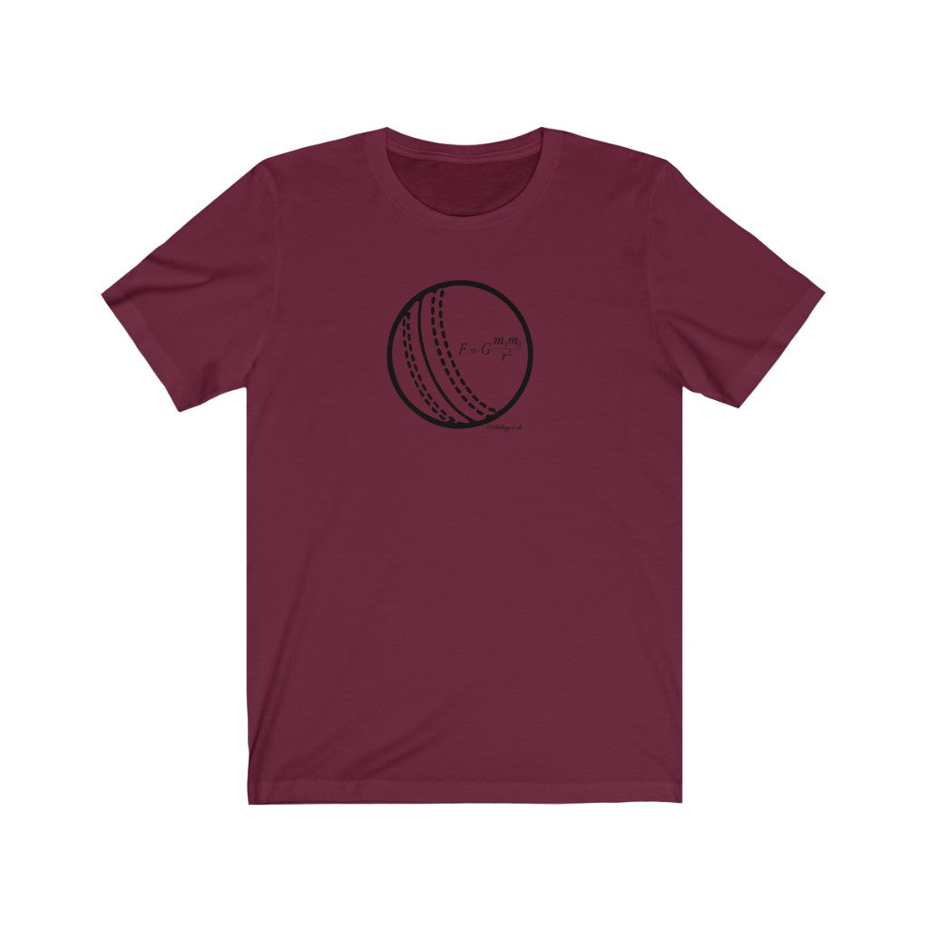 Gravity Equation Cricket Ball T-Shirt