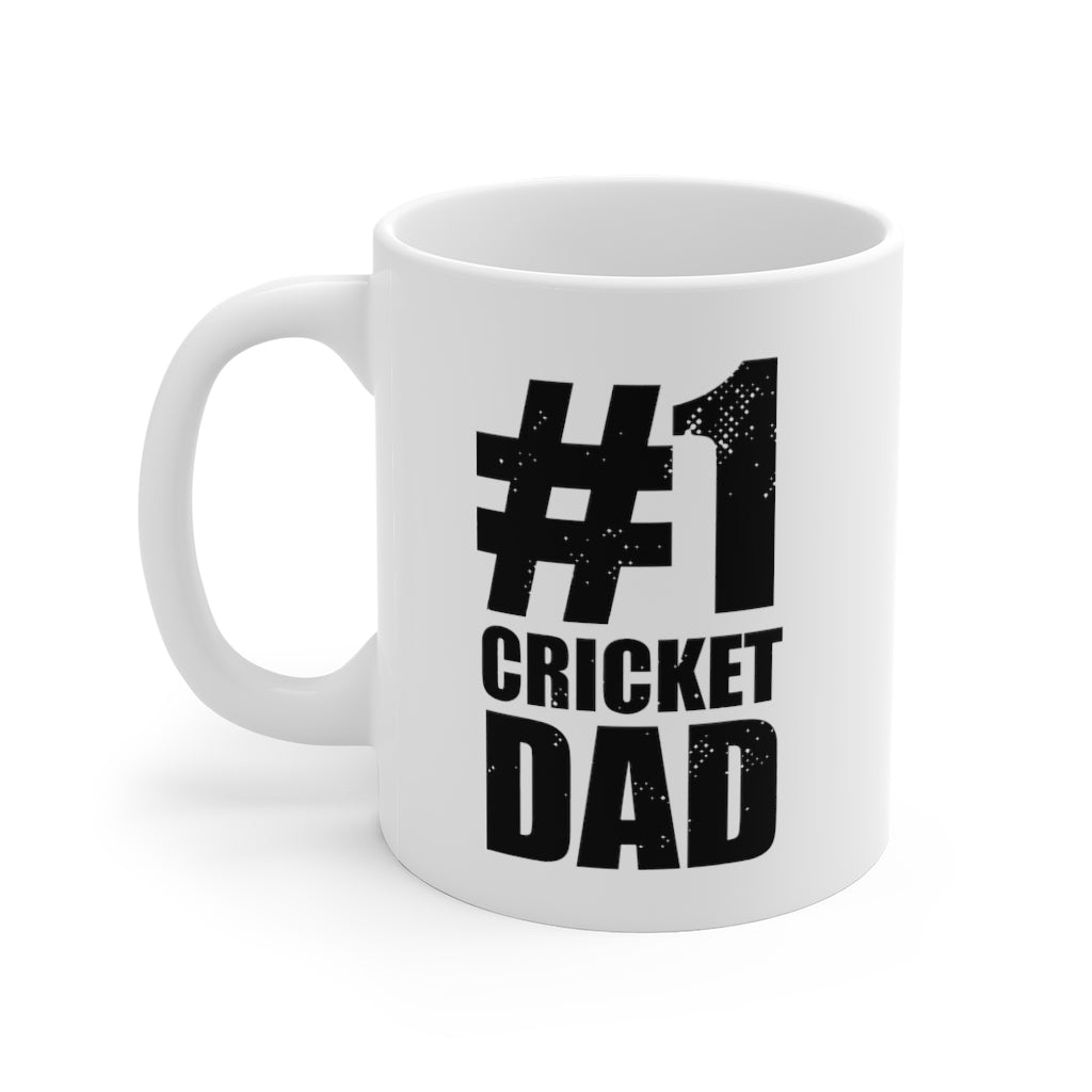 #1 Cricket Dad Mug
