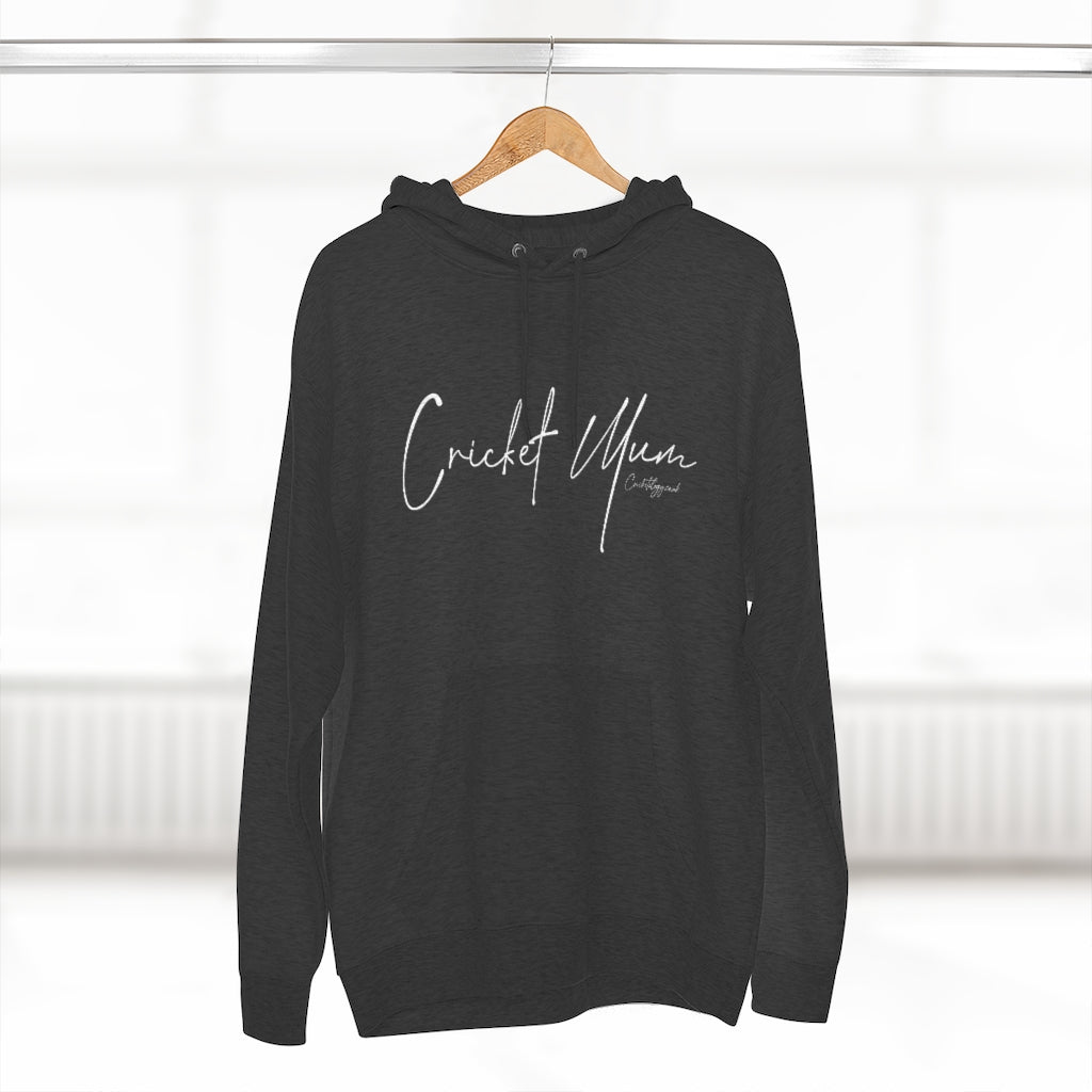 Cricket Mum Hoody White
