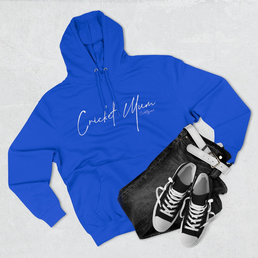 Cricket Mum Hoody White