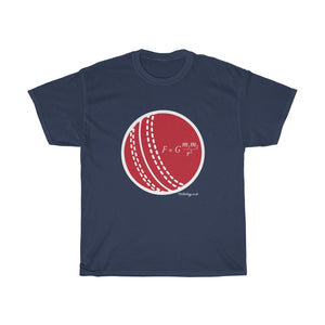 Gravity Equation Cricket Ball T-Shirt