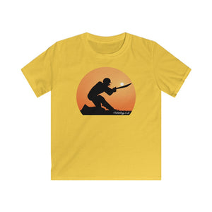 Kids Sunset Cricket T-Shirt
