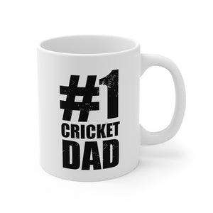 #1 Cricket Dad Mug