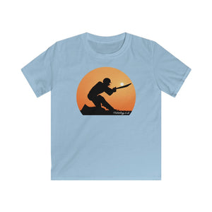 Kids Sunset Cricket T-Shirt