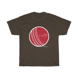 Gravity Equation Cricket Ball T-Shirt