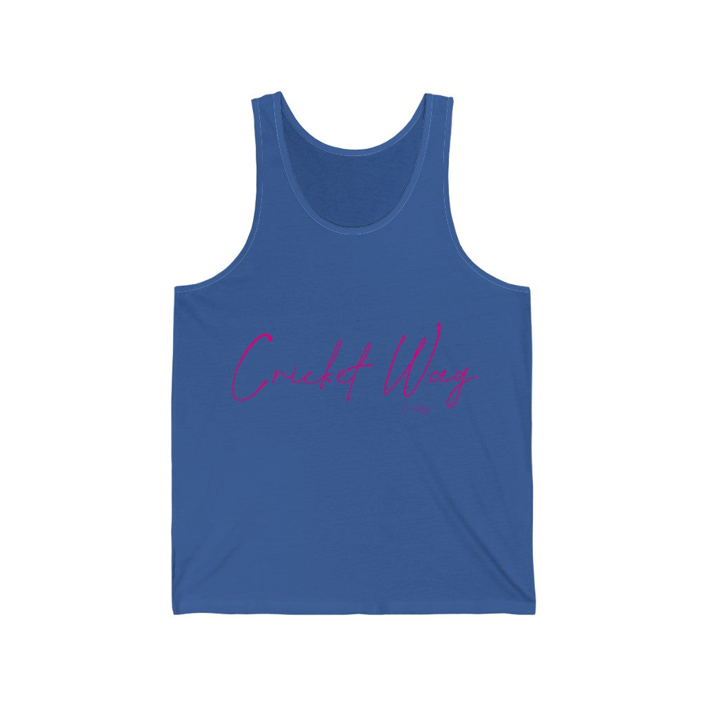 Cricket WAG Tank Top Pink