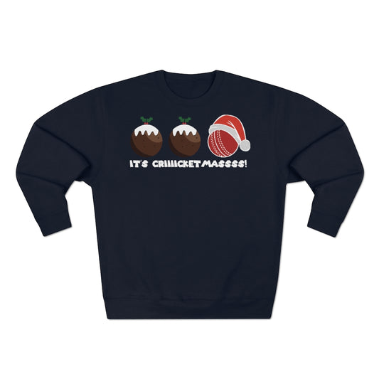 Cricket Ball Christmas Pudding Jumper