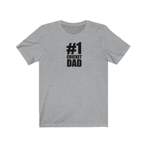 #1 Cricket Dad T-Shirt