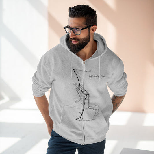 Bio-mechanic Bowler Full Zip Hoodie