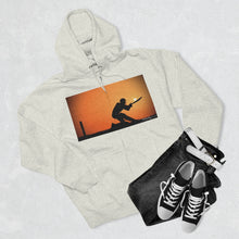 Load image into Gallery viewer, Sunset Cricket Hooded Zip Sweatshirt
