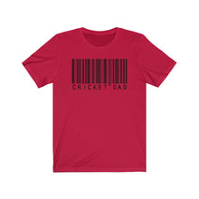 Load image into Gallery viewer, Cricket Dad Barcode T-Shirt
