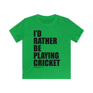 I'd rather Be Playing Cricket T-Shirt