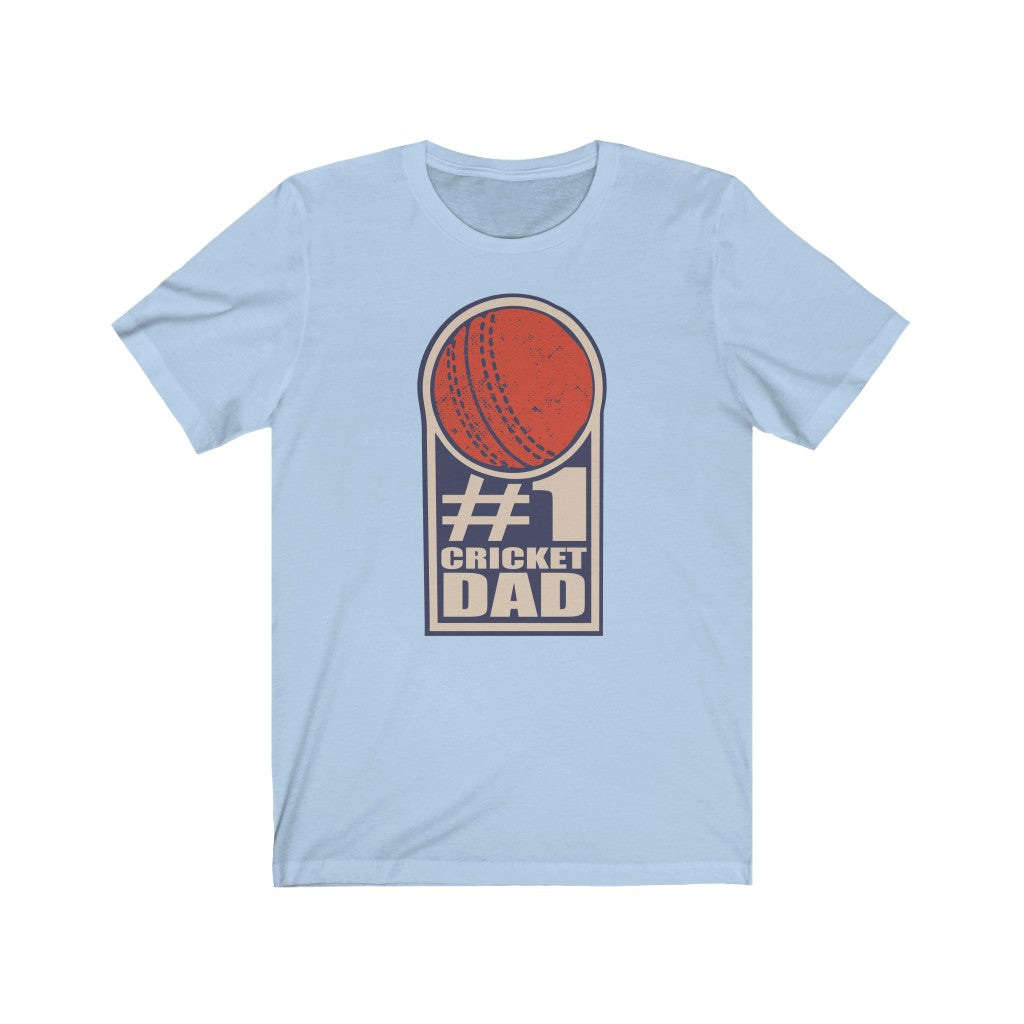 #1 Cricket Dad T-Shirt