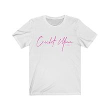 Load image into Gallery viewer, Cricket Mum Short Sleeve Tee Pink
