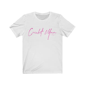 Cricket Mum Short Sleeve Tee Pink