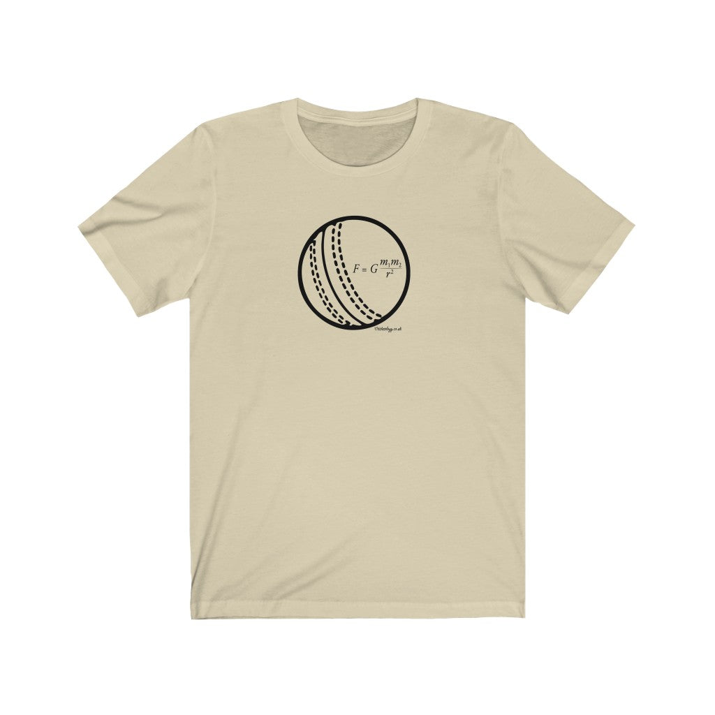Gravity Equation Cricket Ball T-Shirt