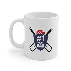 #1 Cricket Dad Mug