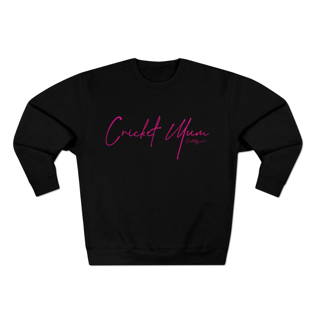 Cricket Mum Sweatshirt Pink