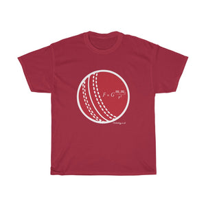 Gravity Equation Cricket Ball T-Shirt