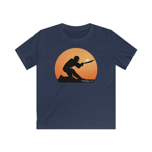 Kids Sunset Cricket T-Shirt