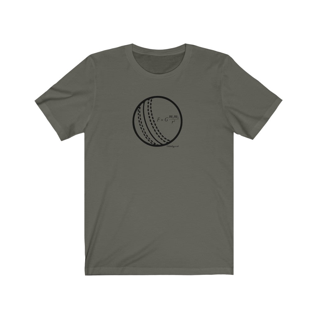 Gravity Equation Cricket Ball T-Shirt