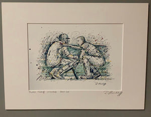Brett Lee & Andrew Flintoff Limited Edition Artwork Print